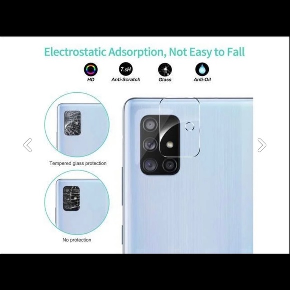 Samsung Galaxy A71 5G/4G Screen Protector & Camera Lens Protector 3pk - Picture 4 of 9
